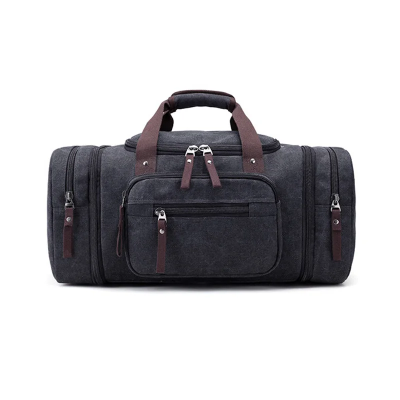 53*30*25cm Canvas Men Fitness Bags Carry on Gym Bags Men/Women Outdoor