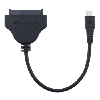 

USB-C to SATA Converter USB 3.1 Type-C Adapter Cable for 2.5" Hard Drive SSD (Thunderbolt 3 Compatible) with USB C To USB3.0