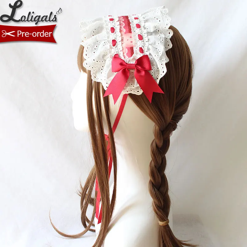 

Sweet Desert Lolita Headband Lace Hair Accessories by Alice Girl ~ Pre-order