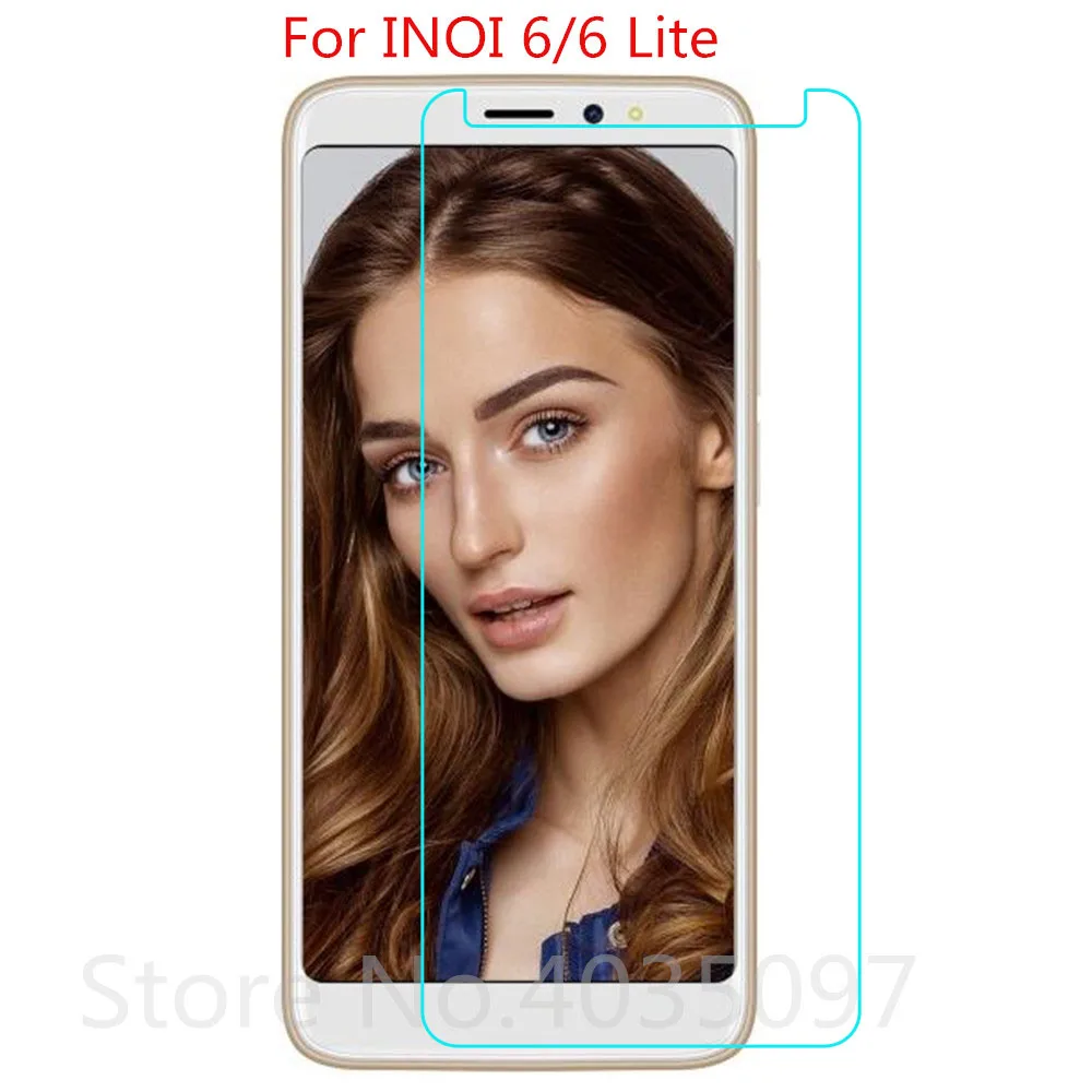 9H 2.5D для INOI 6 Lite Закаленное стекло Защитная стеклянная пленка Взрывозащищенная