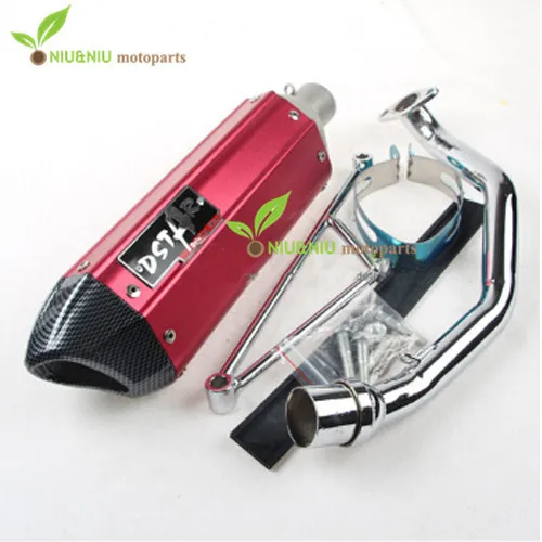 Motorcycle scooter exhaust muffler FOR GY6 125CC 150CC SCOOTER muffler 152QMI 157QMJ ENGINEin