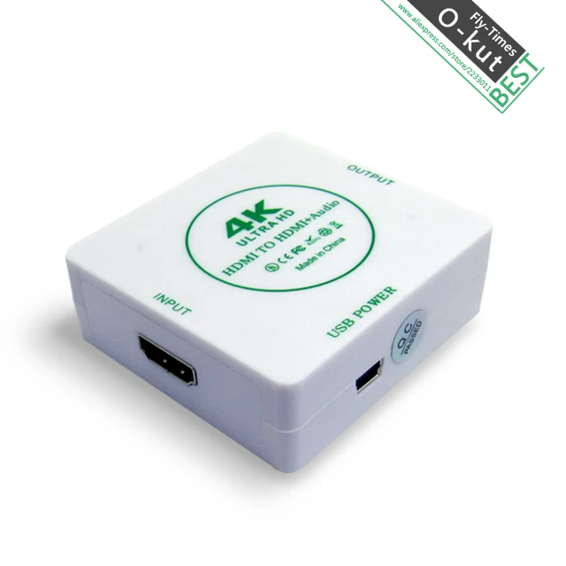 Okut 1080 P HD Mini HDMI к + аудио видео конвертер декодер адаптер удалить HDCP согласования