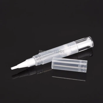 

5PCS/Lot 4.5ml Nail Oil Empty Pen Botttle With Brush Applicator Portable Beauty Cosmetic Tool For Lip Gloss Nails Nutrition Oil