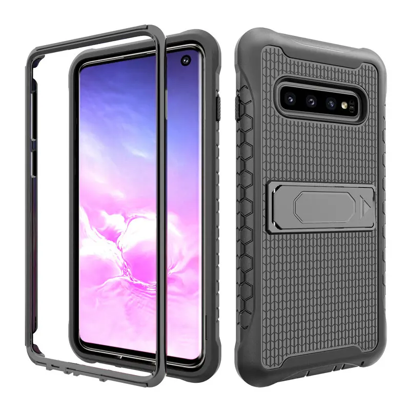 

3 IN 1 Shockproof Case for Coque Samsung S10Plus Case Samsung S10 Case Note 9 Plastic Cover for Samsung Galaxy S10 Plus S9 S10e