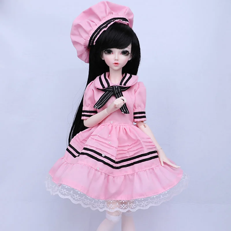 

New Arrival 1/4 BJD BJD/SD Fashion Lovel Chloe Doll For Baby Girl Birthday Gift Full Set With Face Make Up