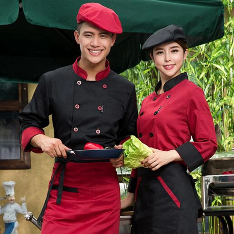 Men / Women Food Service Clothing Chef Jacket Coat Chef Uniform Kitchen