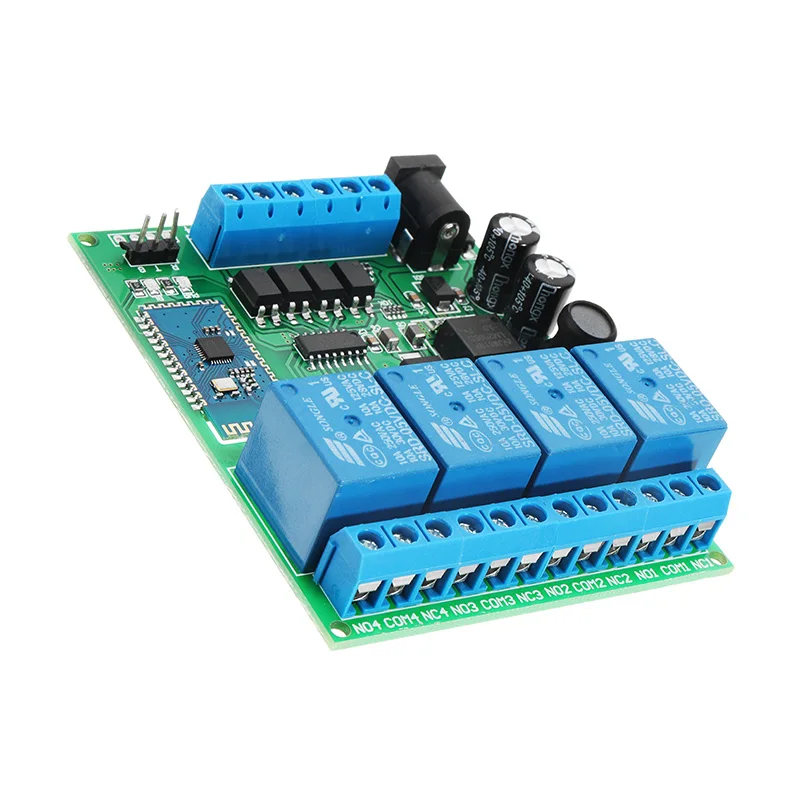 

NEW DC 5V 9V 12 24V 4 Channel bluetooth Relay Module Android Mobile Wireless Remote Control Switch