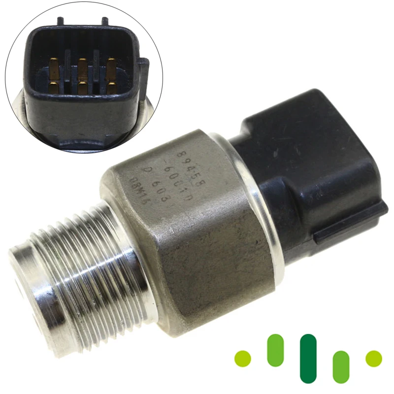 OEM FUEL RAIL PRESSURE SENSOR FOR D4D AVENSIS RAV4 PRADO HILUX 89458 60010 499000 6080in Oil