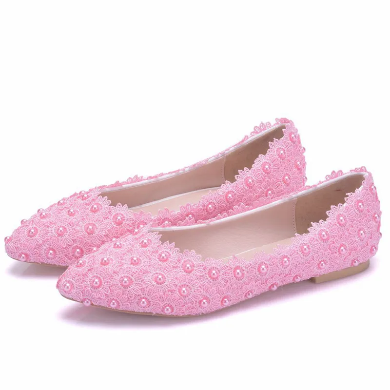 ivory pointed flats