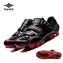 Santic/Мужская обувь для велоспорта; дышащая самоблокирующаяся велосипедная обувь; Sapatilha; горные велосипедная обувь; Zapatillas Ciclismo; 3 цвета