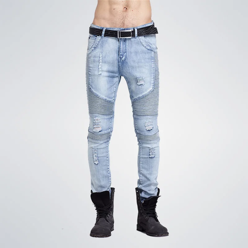 2018 мужские джинсы в стиле хип хоп masculina повседневные джинсовые потертые
