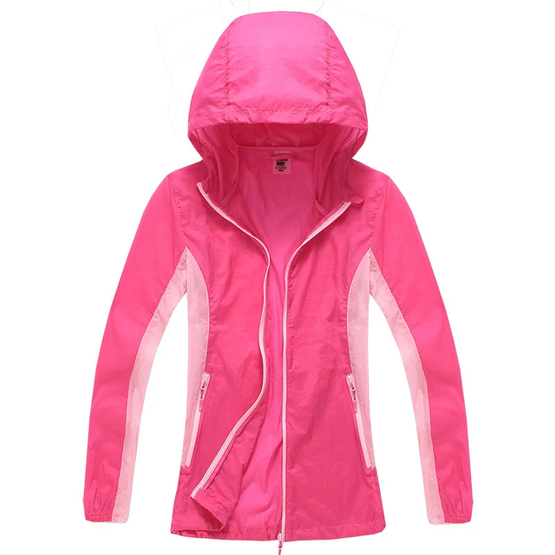 Summer female outdoor camping jacket coat sunscreen windproof