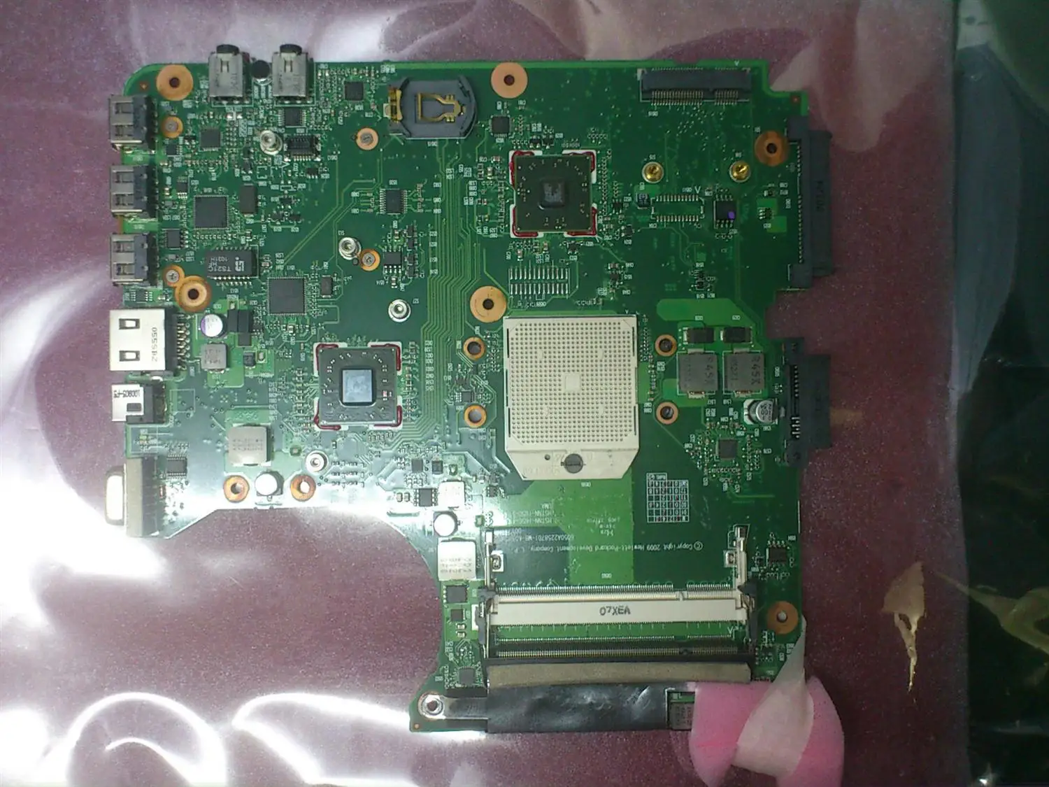 Бесплатная Доставка! 538391-001 Для HP compaq 515 615 ноутбук материнской платы с AMD чипсет
