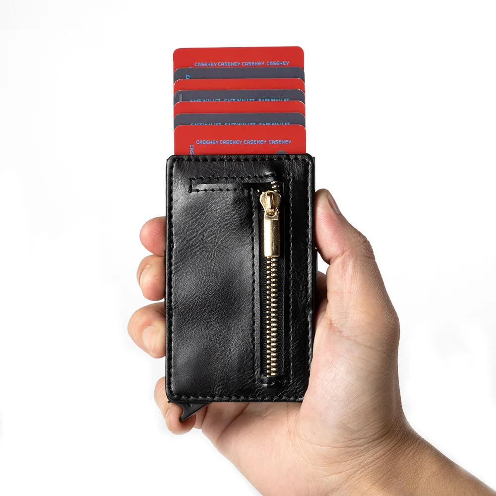 Новинка держатель для карт из углеродного волокна RFID алюминиевый кредитных