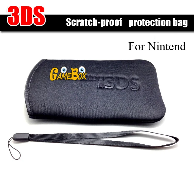 Мягкая тканевая Защитная дорожная сумка для Nintendo 3DS переносная хранения чехол +