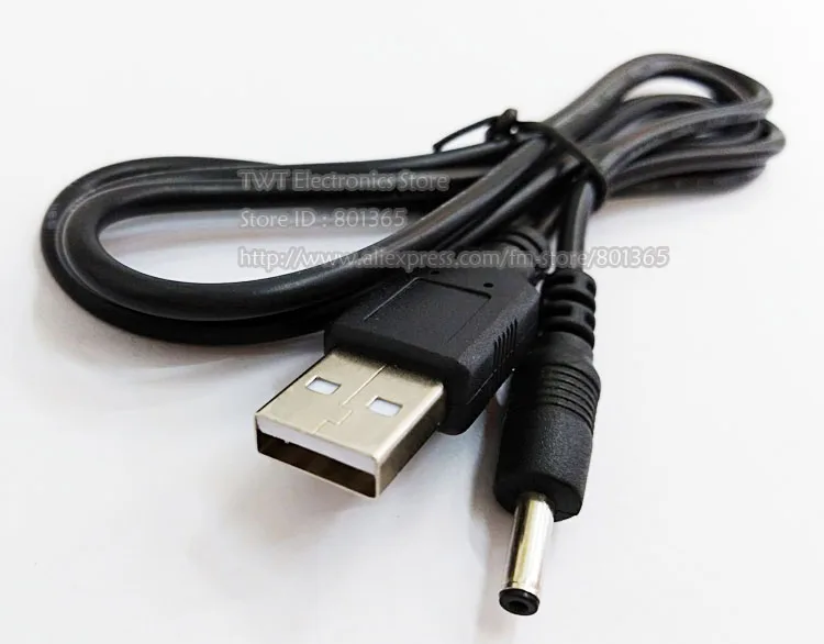 NCHTEK USB штекер до 5 В DC 3,5x1,35 баррель разъем питания удлинитель 1 м/ /5 шт