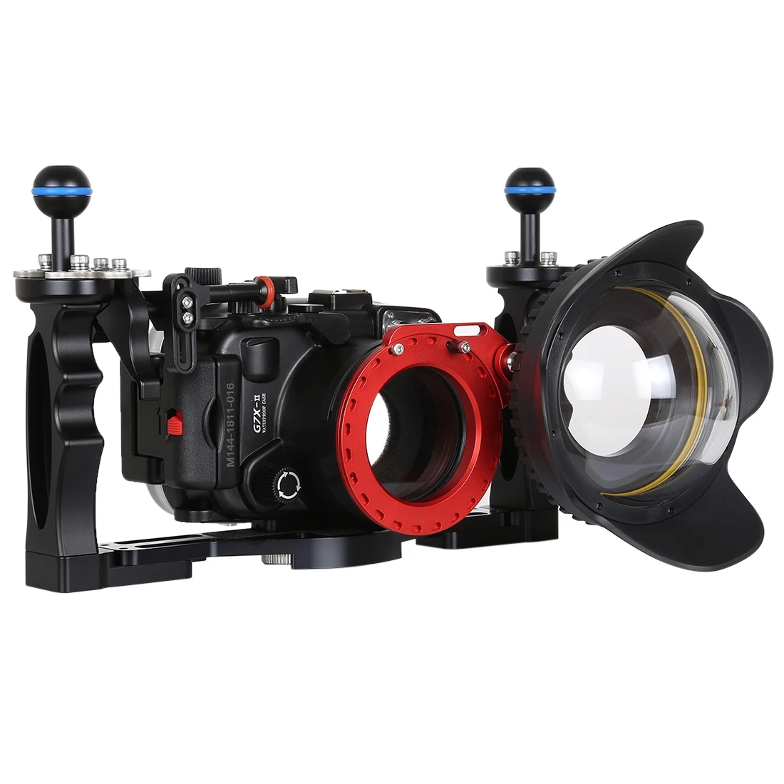 

PULUZ Aluminum Alloy 67mm to 62mm Swing Wet-Lens Diopter Adapter Mount for DSLR Underwater Diving Housing