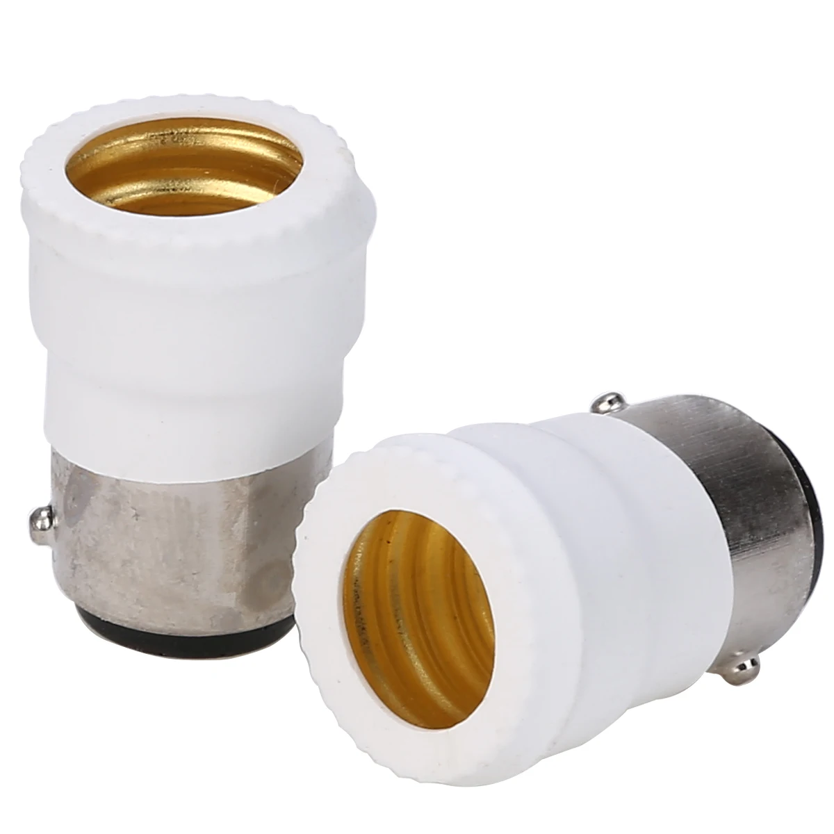 Mayitr 2pcs Light Bulb Adaptor E14 Light Bulb Lamp Holder Converters Lighting Accessories Home Lighting Supplies