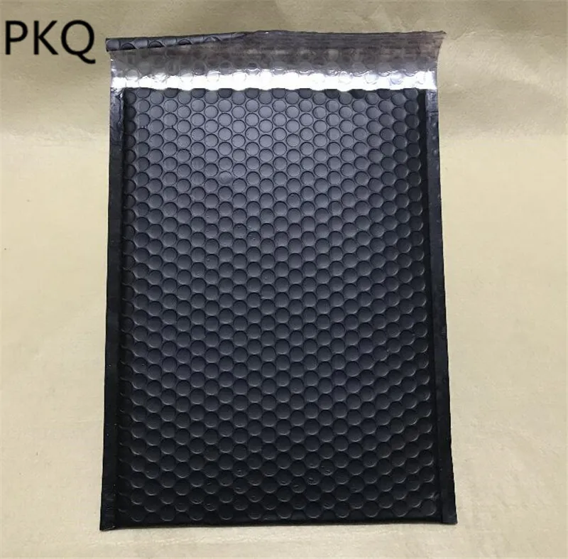 230*290mm Mailing Bags Matte Black Foil Bubble Envelope Bag Waterproof