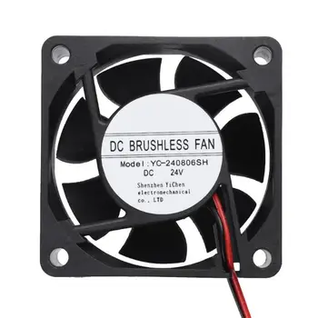 

YC-240806SH 24V 58x58x25mm Low Noise Brushless DC Waterproof Cooling Fan For PC Case CPU Cooler Cooling Fans