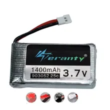 3,7 V 1400 мА/ч, 25C Lipo Батарея для Syma X5 X5C X5SW X5SC X5S X5SC-1 M18 H5P Квадрокоптер с дистанционным управлением 1200 мА/ч, 903052 3,7 V Батарея для SYMA