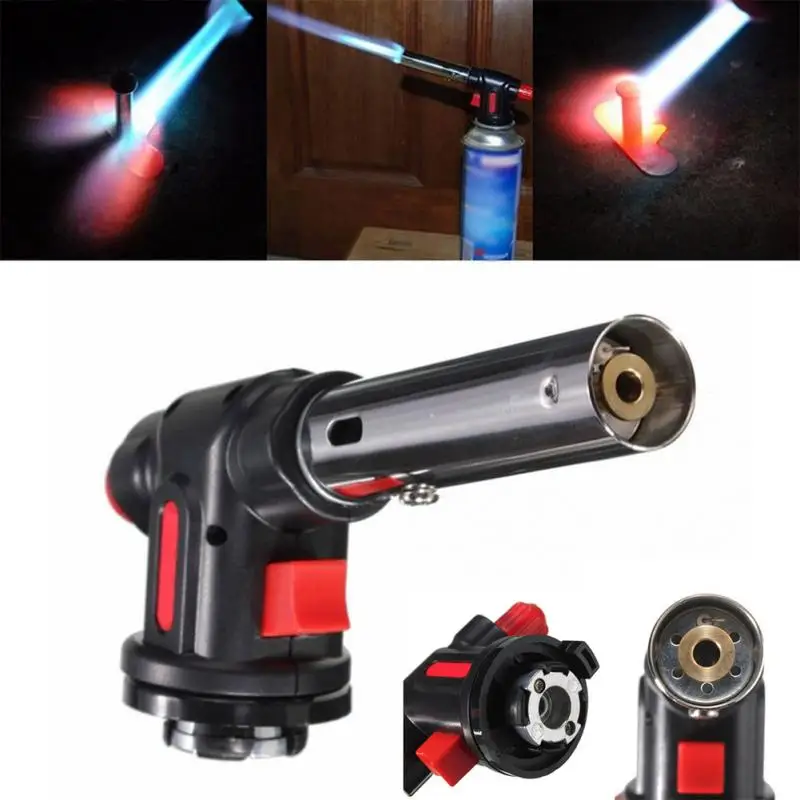 

Flamethrower Burner Gas Ignition Black 960kcal/1.11KW/3809BTU Adjustable temperature Multifunction Cooking Sprayer