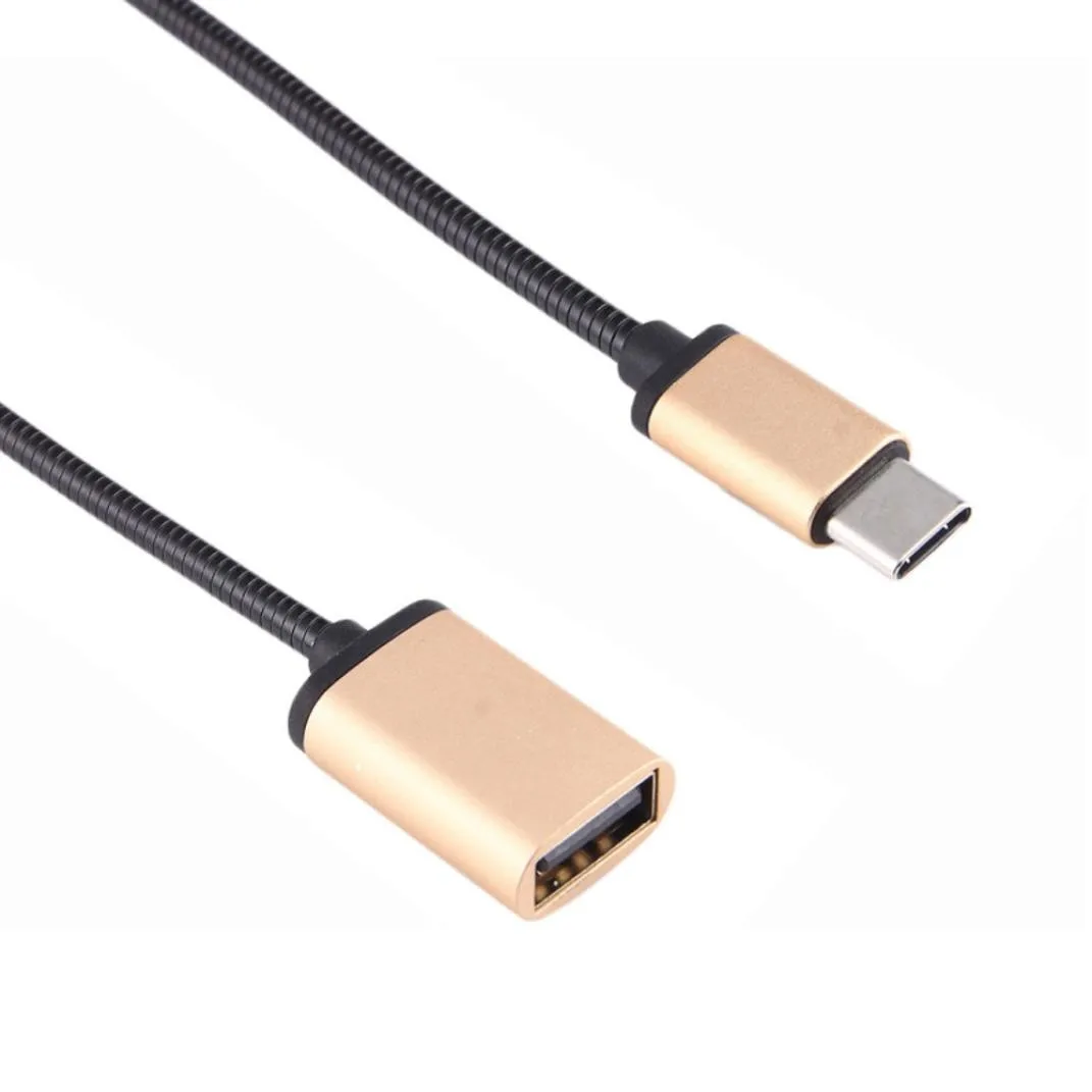 Кабели для передачи данных, металлический USB C, 3,1 type C, штекер, USB, OTG, Кабель-адаптер для синхронизации данных, удлинитель Usb, Alargador, Usb