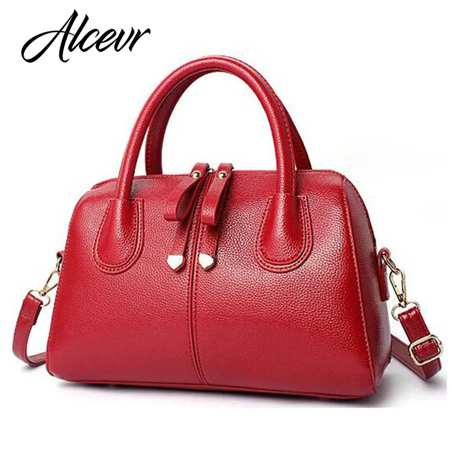 

ALCEVR Women Bags 2017 Fashion Women Leather Shoulder Bags High Quality lady handbags women famous brands Bags bolsa feminina