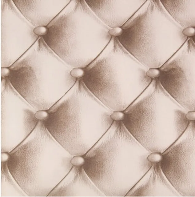 Modern 3d wallpaper Leather black classic wall paper vinyl Designer