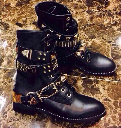 luxury combat boots