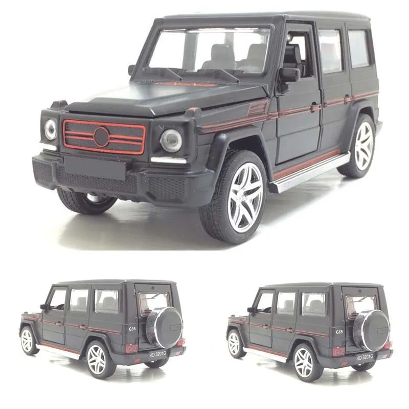 

1:32 G65 SUV AMG Alloy Pull Back Model Car Model Toy Sound Light Pull Back Toy Car For Boys Children Gift Free Shipping