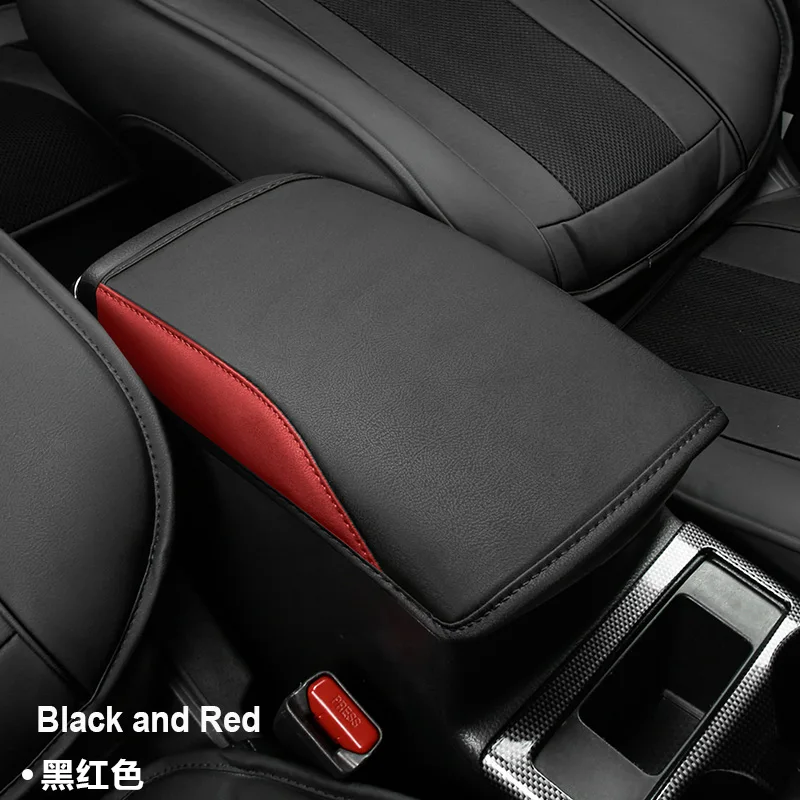 

Super fiber Leather Car Armrest Cover Pad Console Arm Rest Pad Accessories For 2014 15 16 17 Nissan X-TRAIL XTRAIL X TRAIL