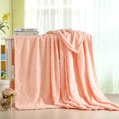 Розовое тисненое постельное белье летнее одеяло флисовые одеяла Диван/воздух/постельные принадлежности плед Мантас зимнее покрывало пледы - Цвет: F
