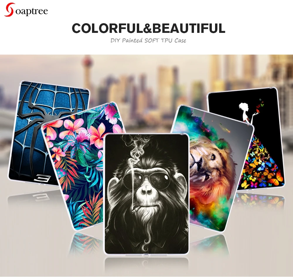 

Silicon Cases For Apple i Pad Pro 9.7 2016 Case Soft TPU Back Cover For i Pad Pro 10.5 12.9 9.7 2017 i Pad 6 9.7 Tablet Bags