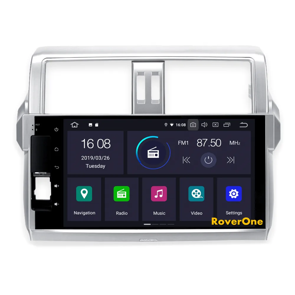 Top For Toyota Prado 150 2014 2015 2016 Android 9.0 Auto Car Radio Stereo GPS Navigation Navi Media Multimedia System PhoneLink 12