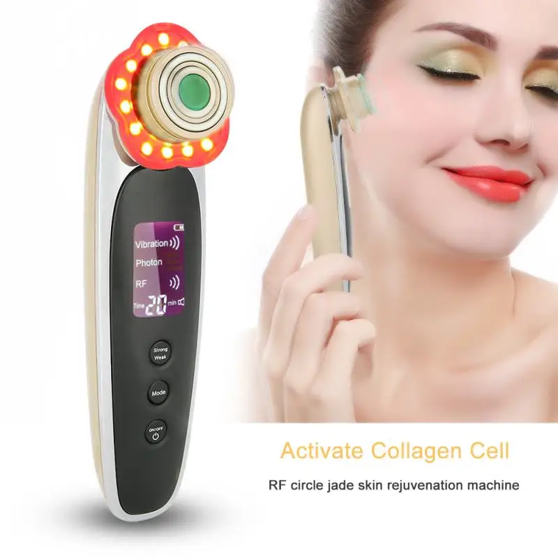 

3 Kinds Modes RF Radio Face Beauty Pen Radio Frequency LED Photon Face Skin Rejuvenation Remover Wrinkle Skin Lifting Machine