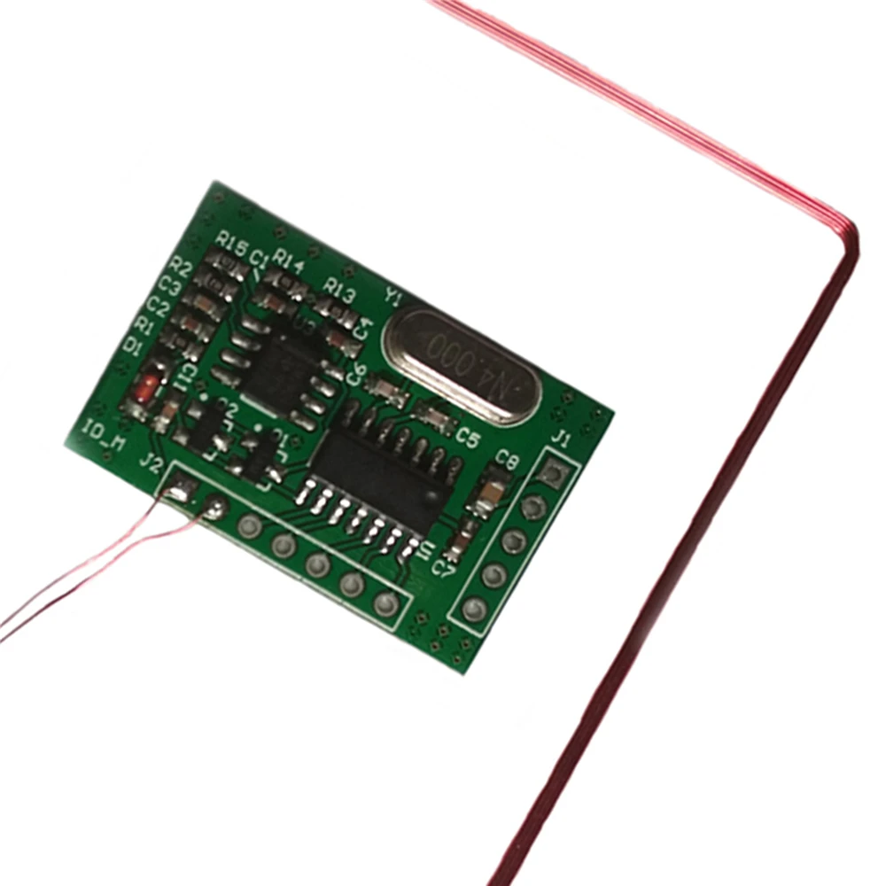 

134.2 KHZ Animal Tag Reading Module Ear Tag Foot Ring Reader Module EM4305 Module Size 20*30mm Coil 60*75mm