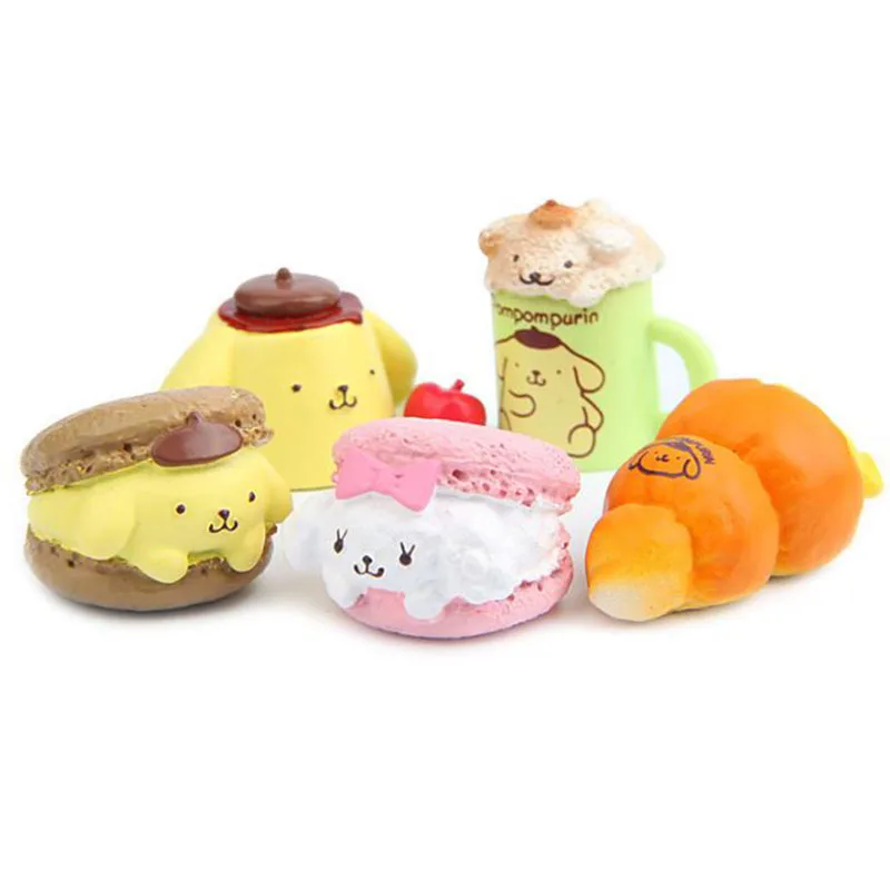 1 Pc Kawaii Japanese Cartoon Pudding Dog Resin Figures Toys Creative