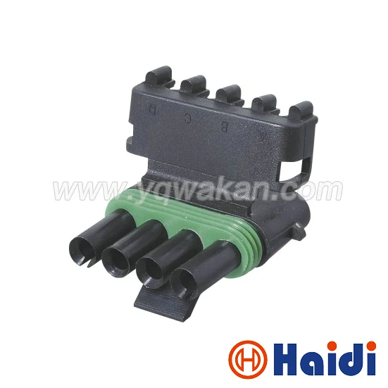 

Free shipping 5sets 4pin delphi 2.5series electric housing plug waterproof wiring harness cable connector 12015797