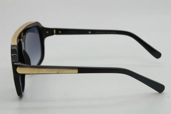 LOUIS VUITTON Evidence Sunglasses Z0350W Black/Gold