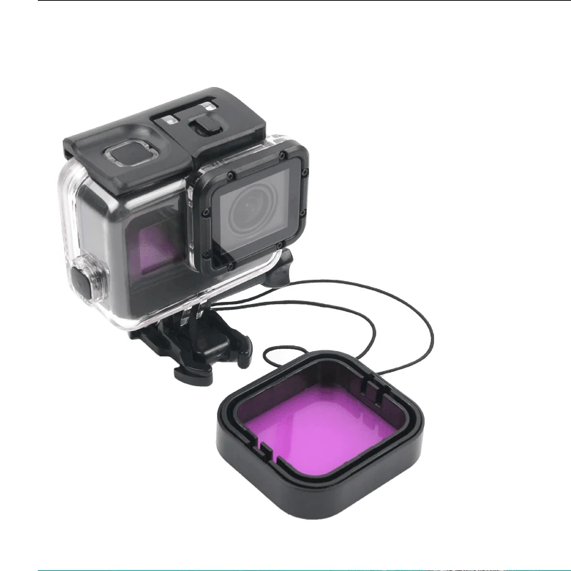 Водонепроницаемый чехол для Gopro Hero 5 6 7 черный|Чехлы экшн-камер| |