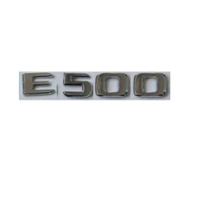 Liso chrome abs tronco traseiro letras emblemas emblema emblema emblema etiqueta para mercedes benz e classe e500 2017-2019
