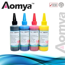 Aomya 4Colorsx100ml wodoodporny ładny wydajność kolorów specjalizuje się tusz do papieru artystycznego do drukarek atramentowych Epson T12 T22 atramentu luzem tanie tanio Zestaw wkładem Art paper ink Zhuhai China (Mainland) for Epson BK C M Y Boxes Directly Excellent For Epson Printer T12 T22