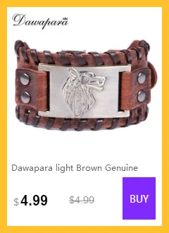 Dawapara pulseiras masculina натуральная мужской кожаный браслет израильские, еврейские Для мужчин аксессуары ювелирные изделия манжеты Браслеты для Для женщин