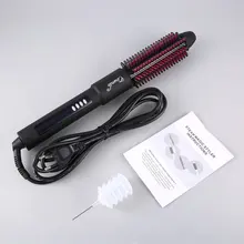 Многофункциональный инфракрасный 3 в 1 пара Magic Styler Электрический волос Кисточки с выпрямитель щипцы для завивки паром функции Горячий