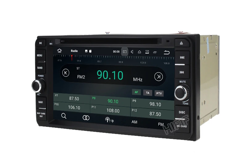 Clearance 4+32G Octa Core Android 8.0 car radio for Toyota Corolla EX Universal Fortuner Hilux car dvd player with steering-wheel,GPS RDS 18