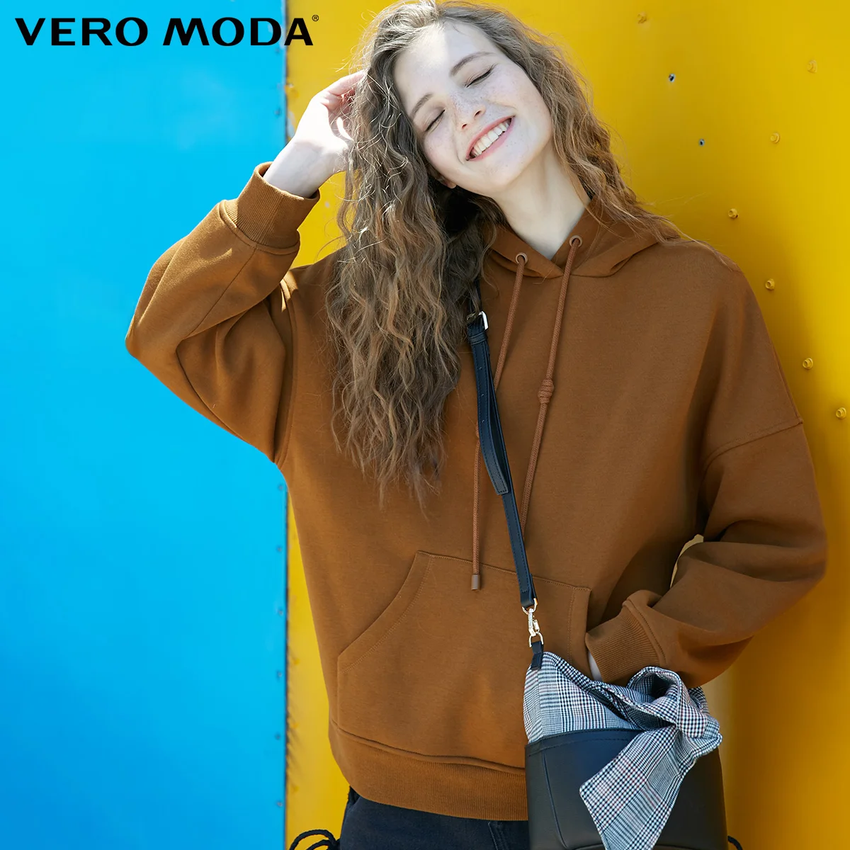 Vero Moda Women's 2019 hooded padded plush velvet sweatshirt | 318333504