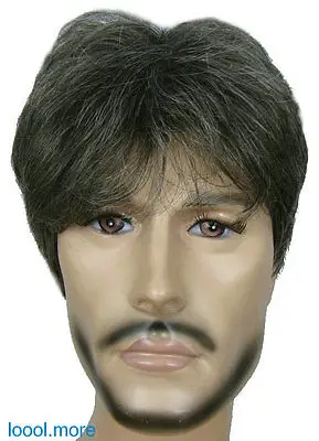 

peruca hair queen cosplay Fashion short black + White Mix Men Man Daily Hair wig for women wig Free deliver 26% discount