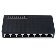 Kebidumei 8 Порты сеть Swich 10/100 Мбит порт LAN RJ45 коммутатор Fast Ethernet концентратор Auto MDI полный/полудуплекс AC Prower адаптер