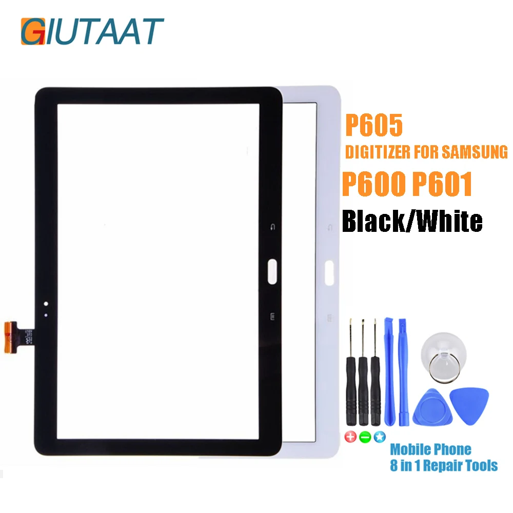 

Black/White Replacement Touch Screen Digitizer Sensor Glass Panel For Samsung Galaxy Note 10.1 SM-P600 P600 P601 P605